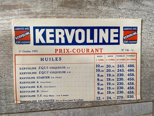 Ancienne brochure publicitaire - ancienne,