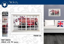 STICKER TROMPE L'OEIL FENETRE