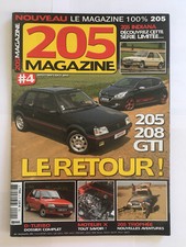 205 MAGAZINE numéro 4 - PEUGEOT 205 GTI - LE RETOUR - TROPHEE