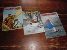 A VOIR ! LOT 3 ANCIENS MAGAZINES " BATEAUX " 1967/69