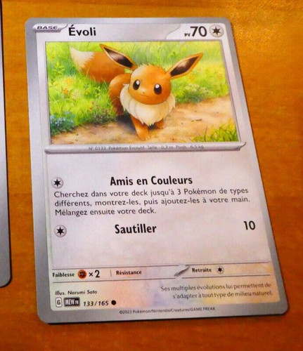 Pokemon 151 card carte evoli - 151,