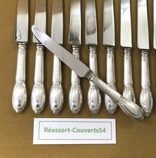 1 couteau à entremet BOULENGER modèle LOUIS XVI FILETS RUBANS métal argenté 21cm