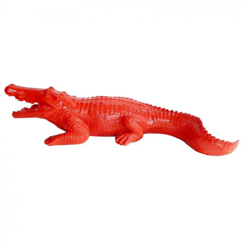 Statue résine crocodile - statue,
