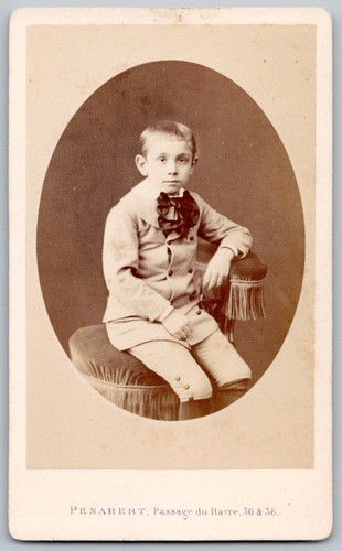 Cdv 1870 jeune - garçon, au