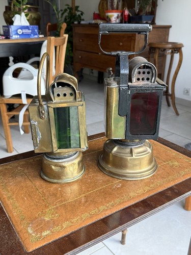 Lampes acétylène sncf - lampes,
