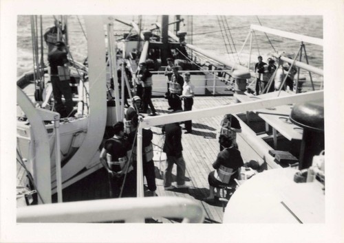 Ancienne photo 1953 paquebot - ancienne,