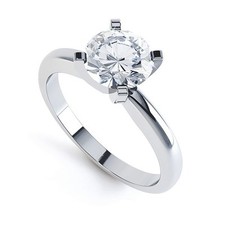 18ct Rond Brillant Coupe Bague