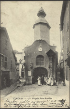 LIMOGES 87 St-Aurélien CPA écrite à Melle Merlet chez Mme Collinet Lavaveix 1902