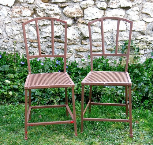 Chaise métal chaises en - chaises,