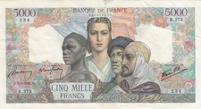 5000 Francs Empire Français -