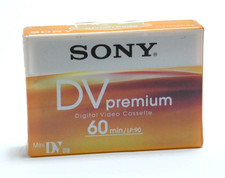 SONY K7 MINI DV DIGITAL VIDEO CASSETTE CAMESCOPE 60MIN LP90 DVM60PR4 NEUF