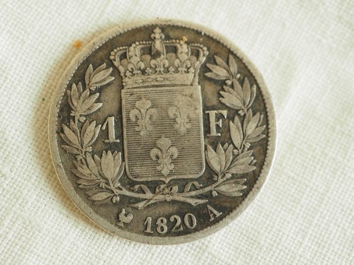 Franc 1820a louis xviii - 1,