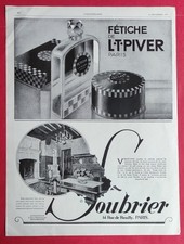 Pub presse parfum piver - presse:,