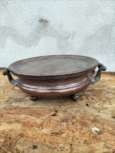 Ancien chauffe plat - plat, table