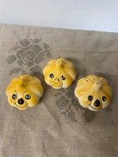 Ensemble salière et poivrier en forme de citrouille ? en céramique bonne état