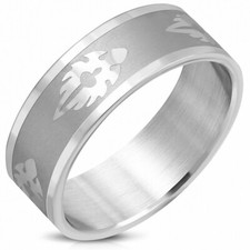 8mm | Bague de bande plat en