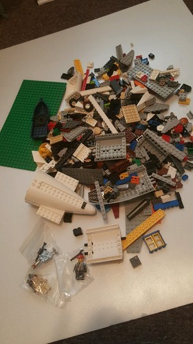 500 clean lego pieces - pieces, bulk
