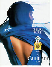 Publicité Advertising 088  1994   parfum  l'heure Bleue  par Guerlain *