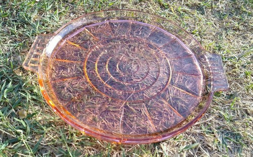 Plateau rond verre - , art