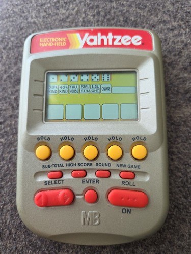 Yahtzee electronic handheld - yahtzee,