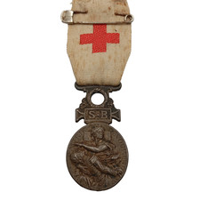 B21/11/25 (REF30752) Médaille ancienne de la croix rouge SB  french medal