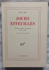 Jean arp jours effeuillés - jean,