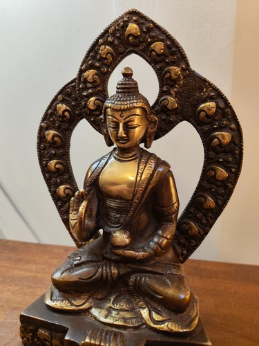 Statue bouddha bronze - en,