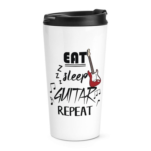 Eat sleep guitare - guitare, répéter
