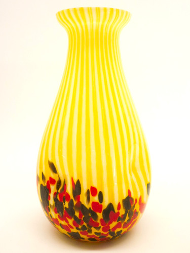 Magnifique vase ancien verre - vase,
