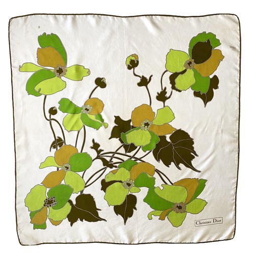 Carré soie fleur groovy - en,