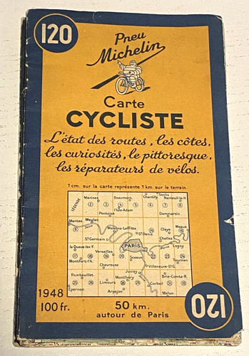 Rare carte michelin 120 - carte, n°