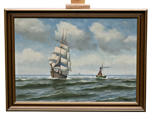Huile sur toile - huile,