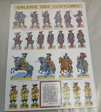 12 Planches à Découper 278 Sujets au Total Louis XIV/XV Militaire Military Sup.E