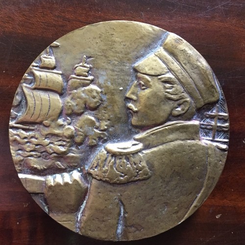 1978 russian bronze medallion - russian,