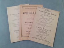  PARTITIONS-ORCHESTRE X3 COURS SOLFEGE ENSEIGNEMENT ROPARTZ-BOURNONVILLE-BECKER