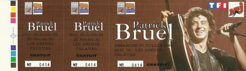 Rare ticket billet - billet, de