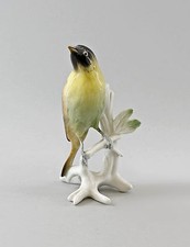 9997576 Porcelaine Figurine Oiseaux Gartenammer Ens H17cm