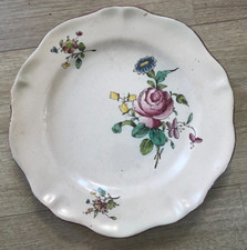 Ancienne Assiette Faience XIXéme Sud Strasbourg ? marque L ?