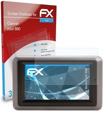 atFoliX 3x Film Protection d'écran pour Garmin nüvi 660 Protecteur d'écran clair
