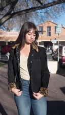 Jou Jou black womens leather