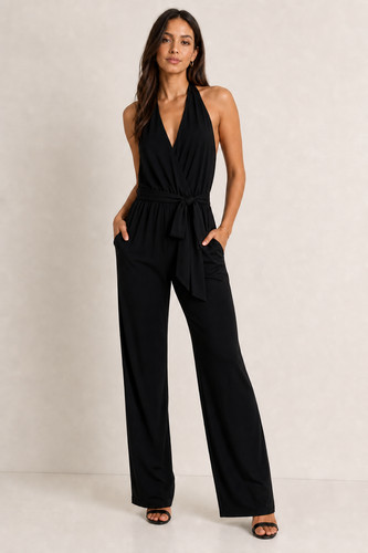 Forever long black jumpsuit - 21,