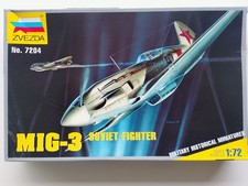 ZVEZDA 7204  AU 1/72°  MIG-3 SOVIET FIGHTER Sachet Scellé