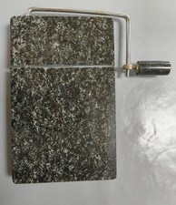 Coupe foie gras en marbre noir - fil acier inoxydable