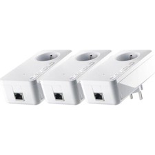 3 Cpl Devloo dLAN -1200 -avec3 Câbles RJ45,Port Rapide/