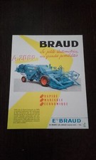 BRAUD - A.2080 - Moissonneuses-Batteuses - Prospectus - Années 50's