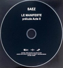 CD 3 TITRES SAEZ LE MANIFESTE