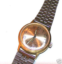 MONTRE MECANIQUE AURORE ANCER 17 RUBIS ANTICHOC ANTIMAGNETIQUE, FONCTIONNE