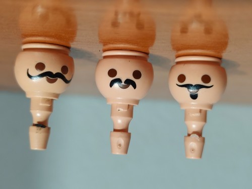 Playmobil têtes moustaches - playmobil,