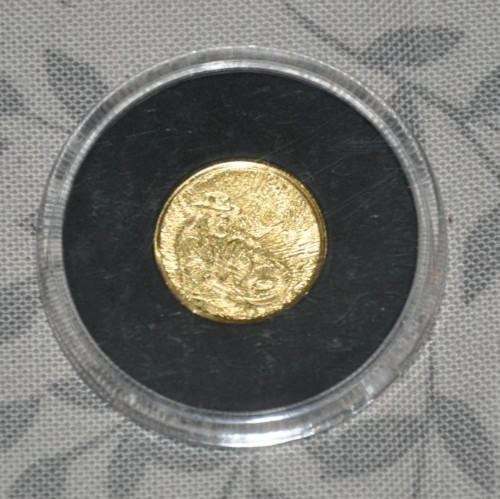 100 gold round - 1/100, round:
