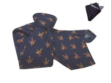 Cravate Laine Homme Bleu